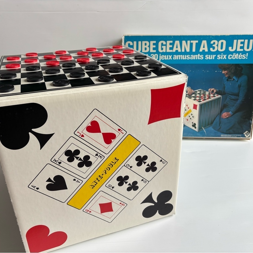 Irwin 1976 Giant 30 Games Cube New In Box